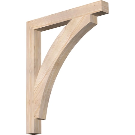 Thorton Block Smooth Bracket, Douglas Fir, 3 1/2W X 32D X 38H